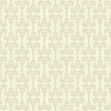 Tasarımınız için duvar kağıdı arka plan seamless modeli. Renk bej.