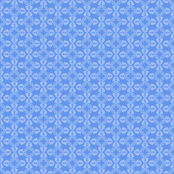 바탕 화면 배경 디자인 블루에 대 한 완벽 한 패턴 — 스톡 벡터