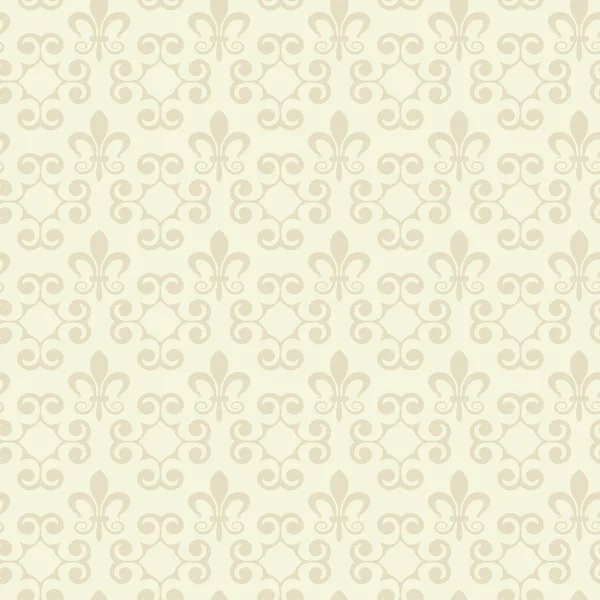 Wallpaper background seamless pattern for Your design. Color Beige. — Stock Vector