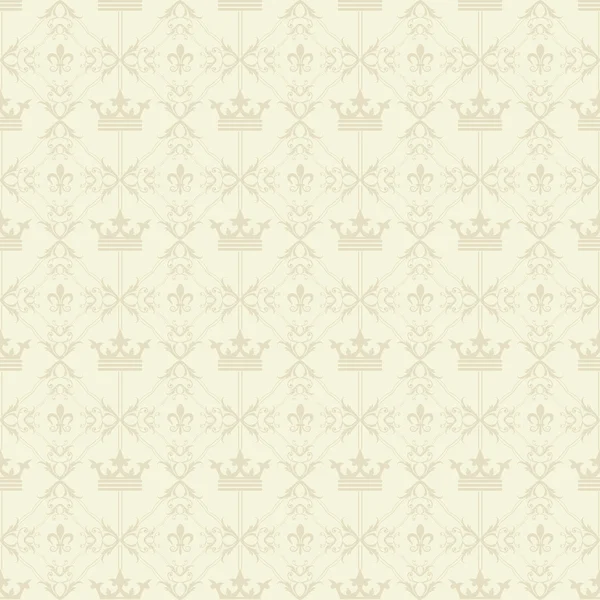 Fond d'écran motif sans couture pour votre conception. Couleur Beige . — Image vectorielle