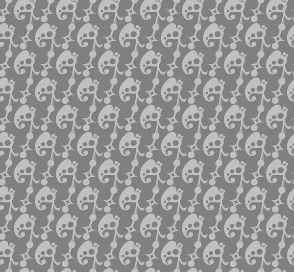 Fondo de pantalla patrón sin costuras para su diseño. Color Gris . — Vector de stock