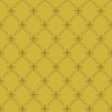 Arka planına duvar kağıdı. Seamless modeli. Eski altın renk