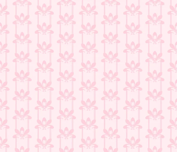 Wallpaper Background. Seamless pattern. Pink. — Stock Vector