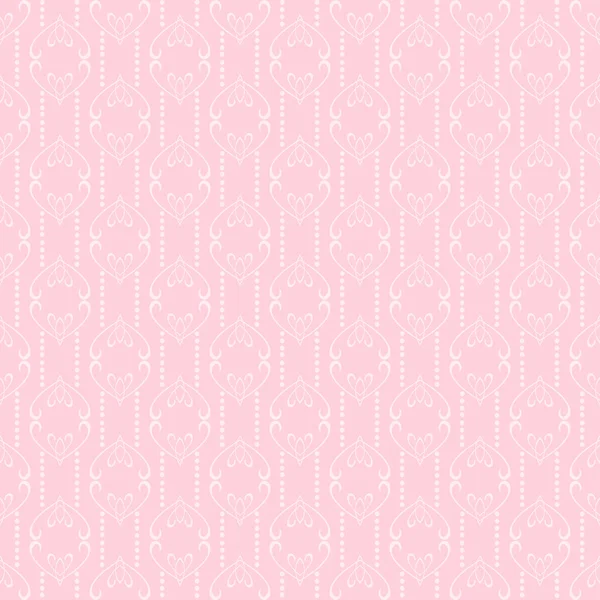 Wallpaper achtergrond. Naadloze patroon. Roze. — Stockvector