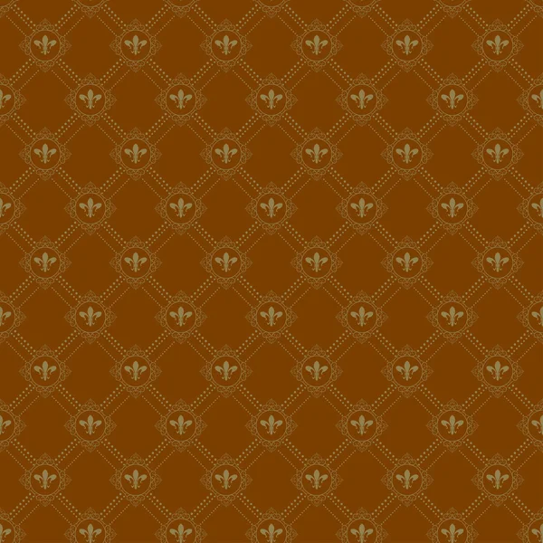 Wallpaper Background. Seamless pattern. Retro texture. — Stock Vector