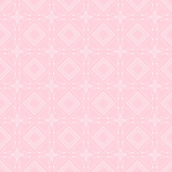 Wallpaper achtergrond. Naadloze patroon. Roze. — Stockvector