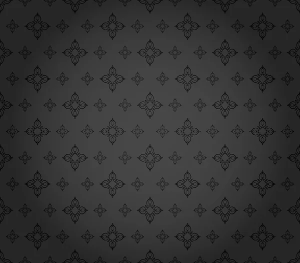 Tapete Hintergrund. Retro-Textur. schwarze Farbe. Vektorbild — Stockvektor