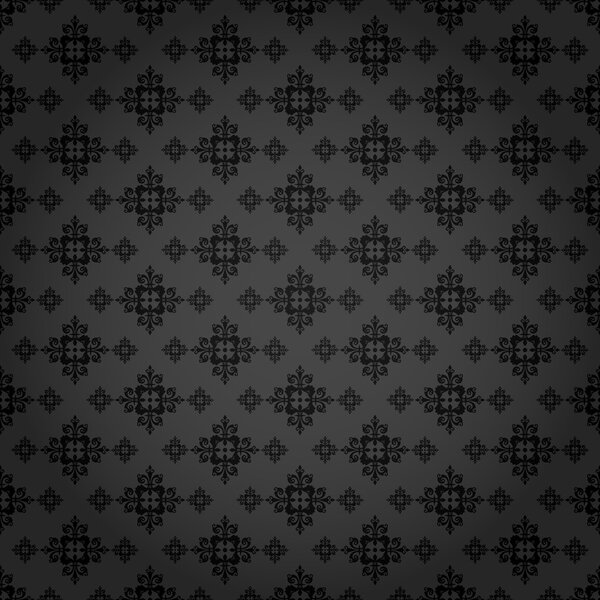 Wallpaper Background. Retro texture. Black Color. Vector image