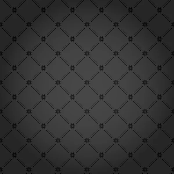 Wallpaper Background. Retro texture. Black Color. Vector image — Stock Vector