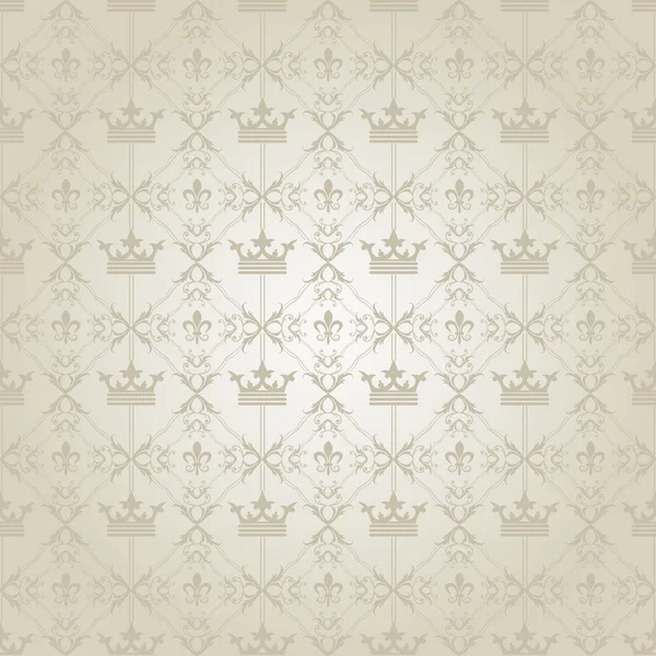 Wallpaper achtergrond. Retro textuur. Zilveren kleur — Stockvector