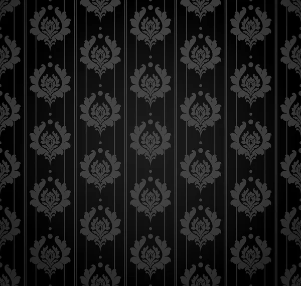 Tapete Hintergrund. Retro-Textur. schwarze Farbe. Vektorbild — Stockvektor