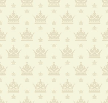 Seamless modeli. Royal duvar kağıdı