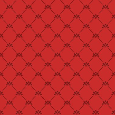 Seamless modeli. Duvar kağıdı duvar için. Kırmızı