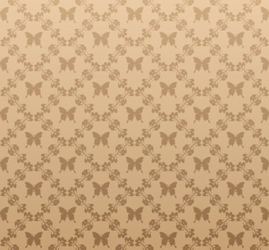Arka plan deseni Retro Brown duvar kağıdı