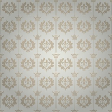 Arka plan deseni Retro gümüş duvar kağıdı