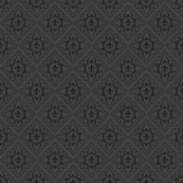 Seamless pattern for Your design. Black — Stock Photo, Image