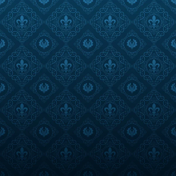 Royal Wallpaper sfondo blu scuro — Foto Stock