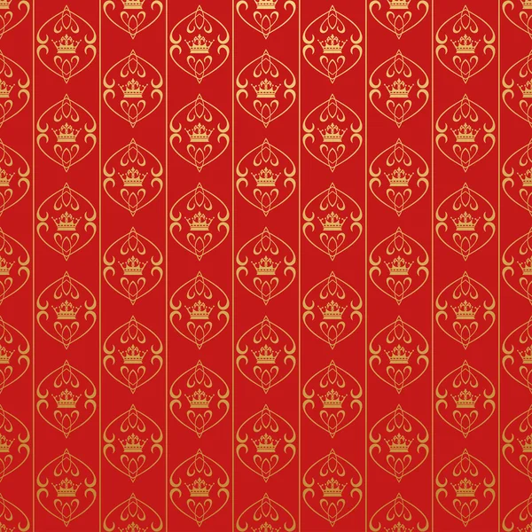 Wallpaper Background. Retro pattern. Red — Stock Photo, Image