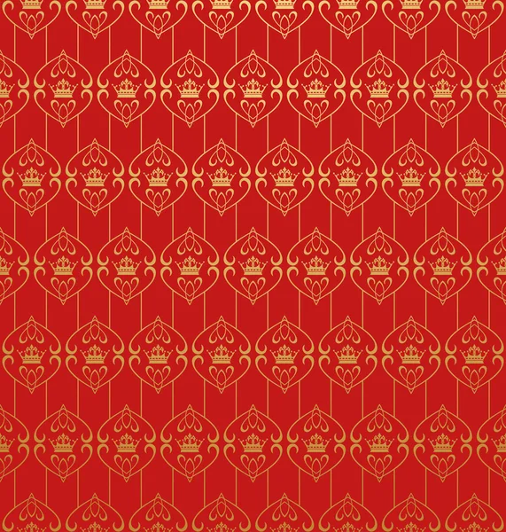 Wallpaper Background. Retro pattern. Red — Stock Photo, Image