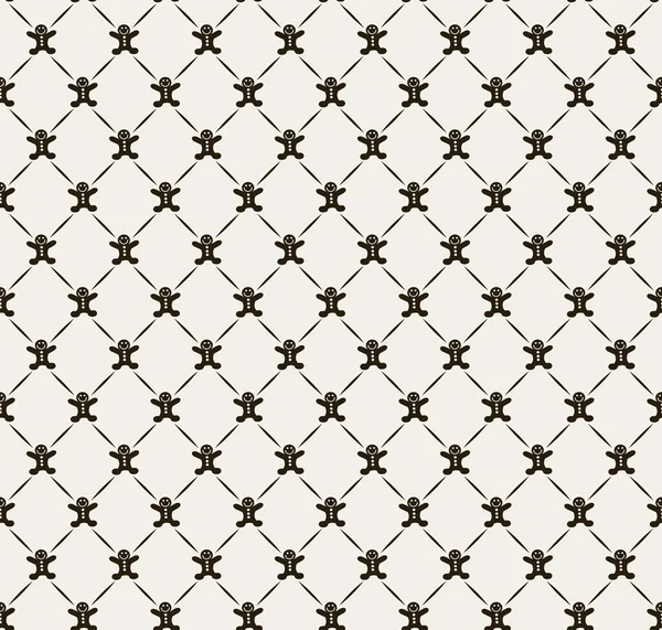 シームレス パターン。壁の壁紙。レトロ — ストック写真