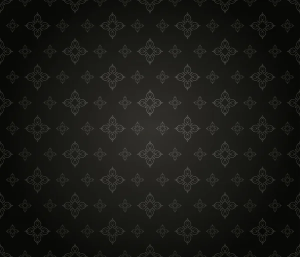 Wallpaper Background Pattern Retro Black — Stock Photo, Image