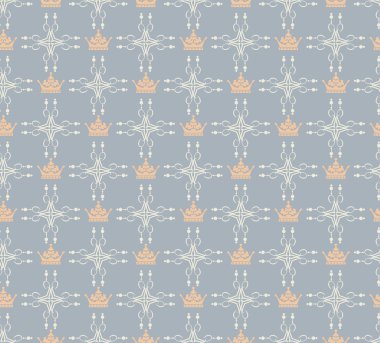 Seamless modeli. Damasko duvar kağıdı