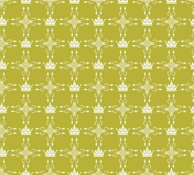 Seamless modeli. Damasko duvar kağıdı