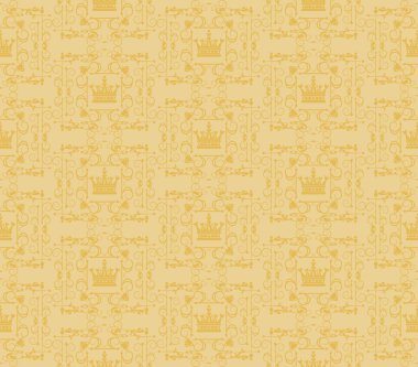 Seamless modeli. Damasko duvar kağıdı