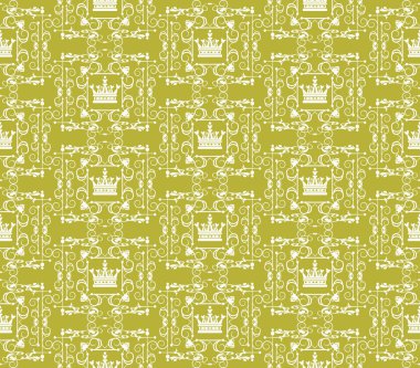 Seamless modeli. Damasko duvar kağıdı