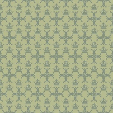 Seamless modeli. Damasko duvar kağıdı