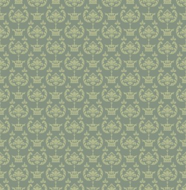 Seamless modeli. Damasko duvar kağıdı