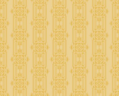 Seamless modeli. Royal duvar kağıdı. Retro