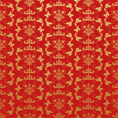 Tasarımınız için Royal duvar kağıdı arka plan. Kırmızı