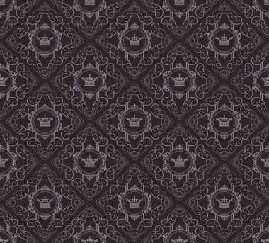 Seamless modeli. Retro duvar kağıdı