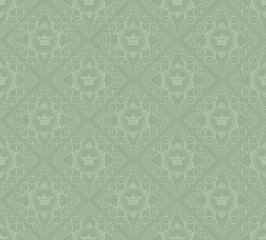 Seamless modeli. Damasko duvar kağıdı