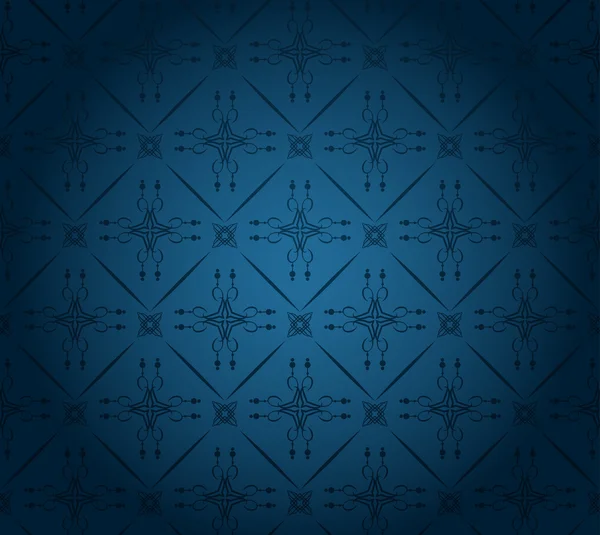 Royal Wallpaper. Background. Blue — Stock Photo, Image