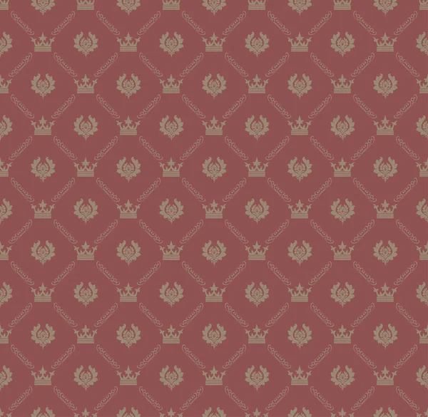 Seamless pattern. Royal Wallpaper. Retro — Stock Photo, Image