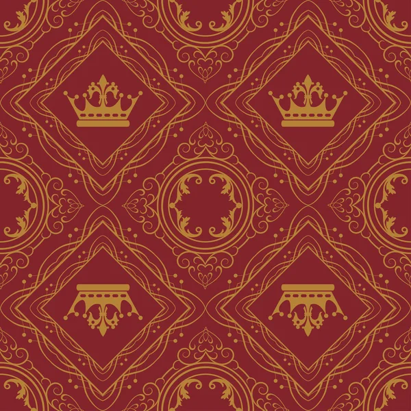Seamless modeli. Tasarımınız için Royal duvar kağıdı