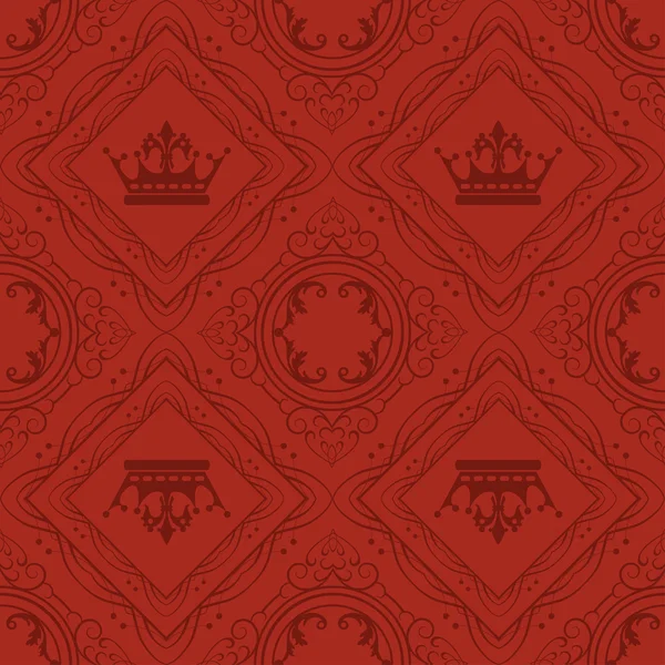 Seamless modeli. Tasarımınız için Royal duvar kağıdı