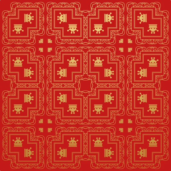 Royal Wallpaper Background for Your design. Red — Stock Photo, Image