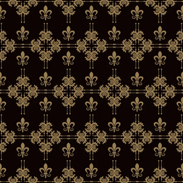 Seamless modeli. Royal duvar kağıdı. Arka plan. Karanlık