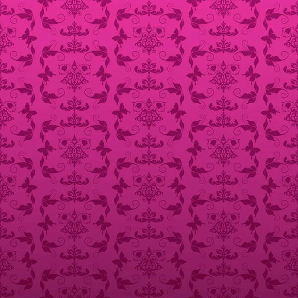 Koninklijke Wallpaper achtergrond voor uw ontwerp. Roze — Stockfoto