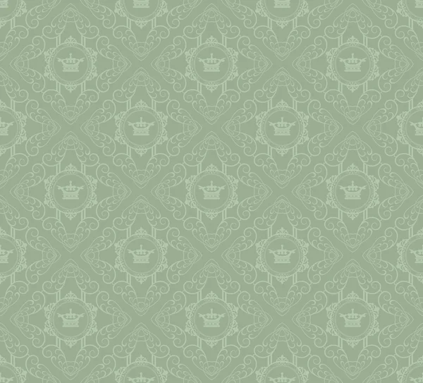 シームレス パターン。ダマスク織の壁紙 — ストック写真