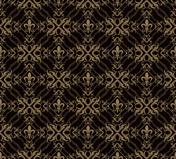 Seamless pattern. Damask Wallpaper — Stock Photo, Image