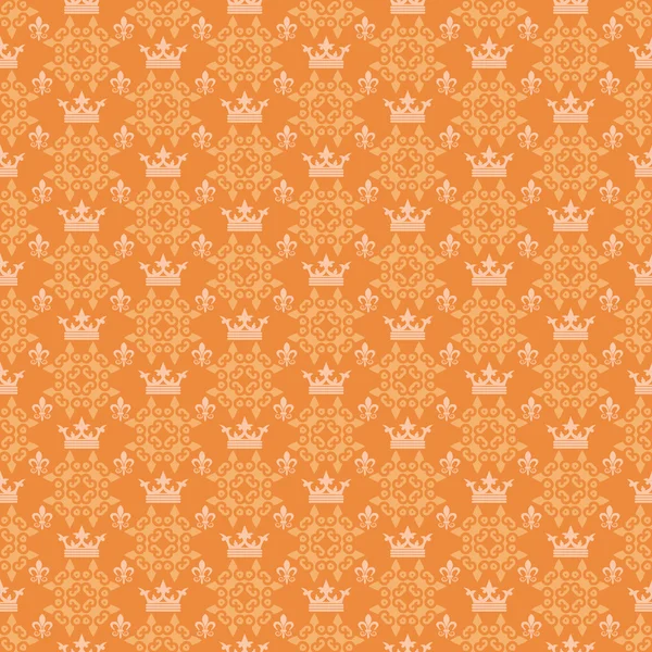 Seamless pattern. Damask Wallpaper — Stock Photo, Image