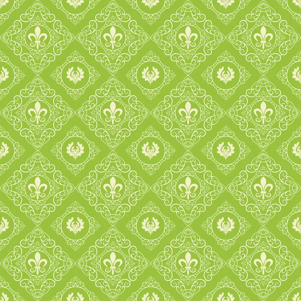 Royal Wallpaper. Seamless pattern. Vector — Stock Vector