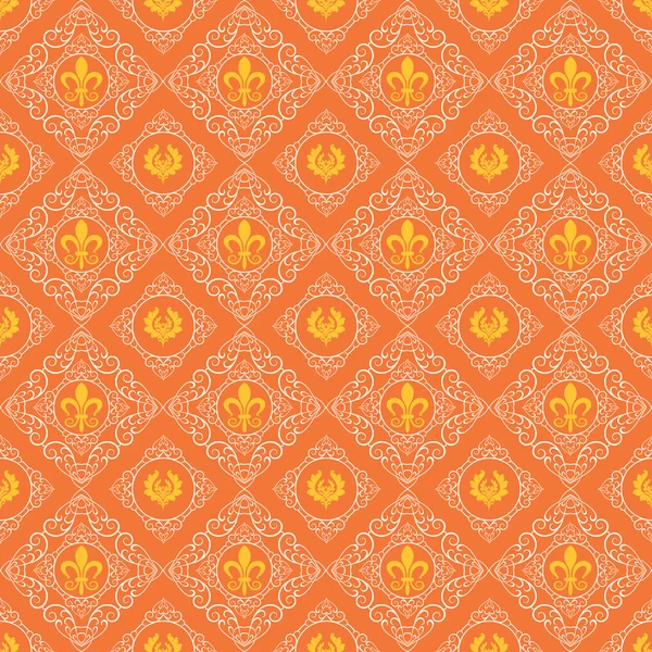 Fondo de pantalla real. Patrón sin costuras. Vector — Archivo Imágenes Vectoriales