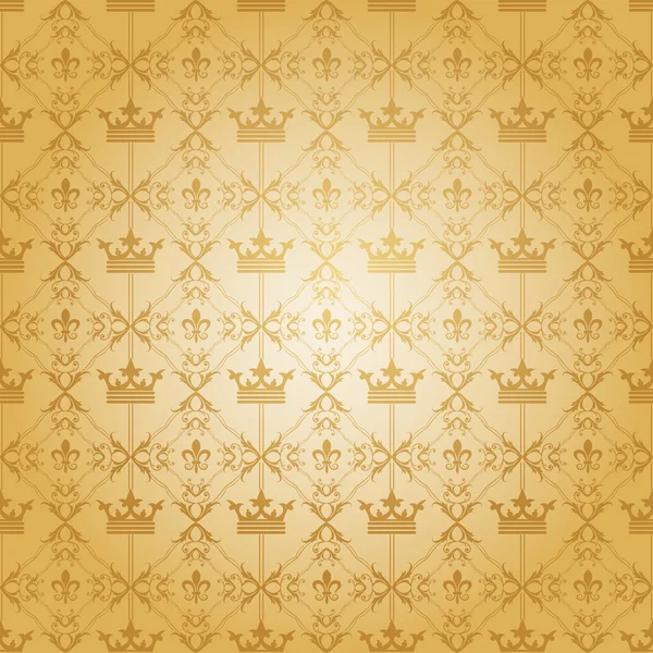 Royal Wallpaper Baggrund for dit design – Stock-vektor