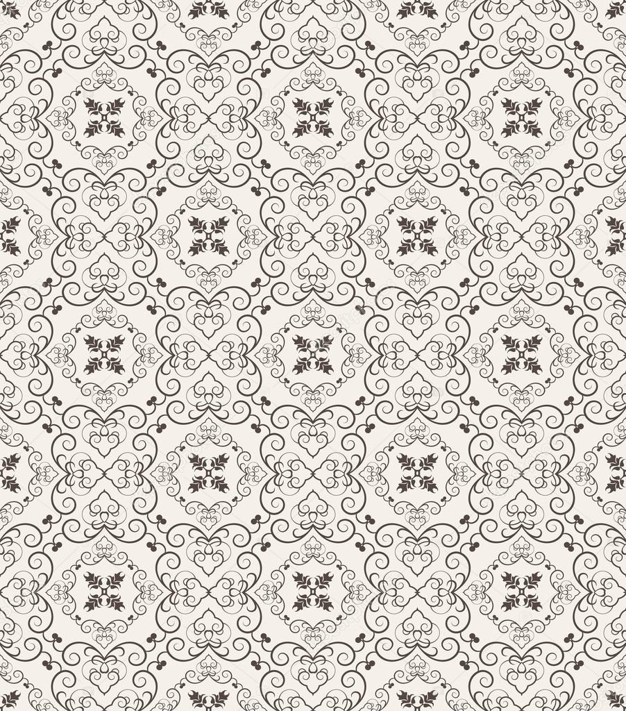 Royal Wallpaper. Seamless pattern. Vector