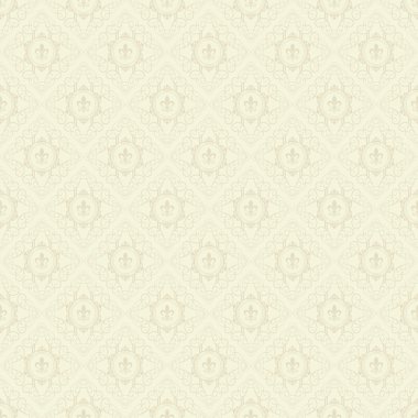 Seamless modeli. Royal duvar kağıdı. Bej